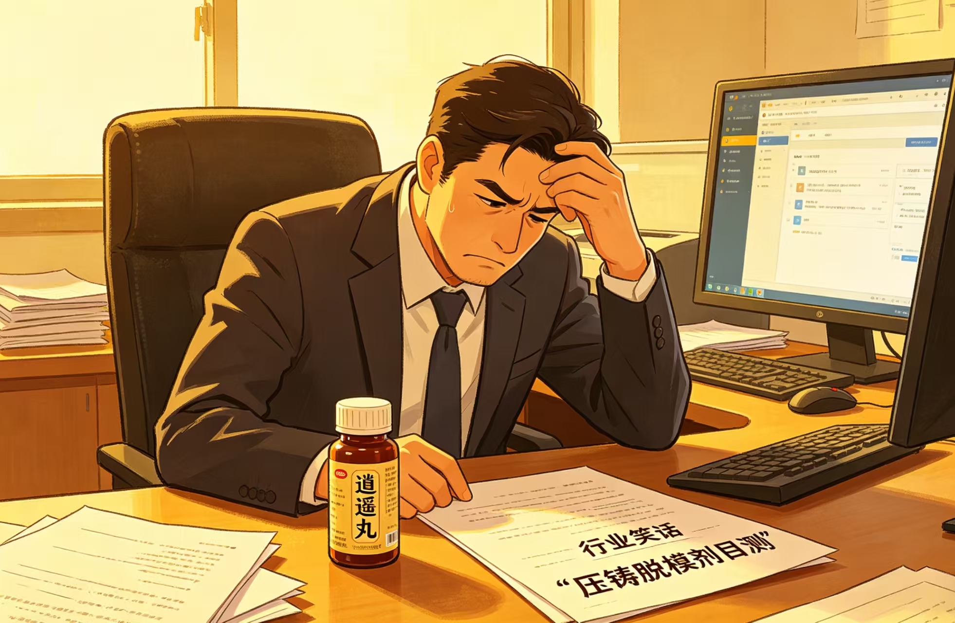 顏色深淺≠固含量高低：壓鑄脫模劑濃縮液的科學(xué)量化評(píng)估與現(xiàn)場驗(yàn)證邏輯